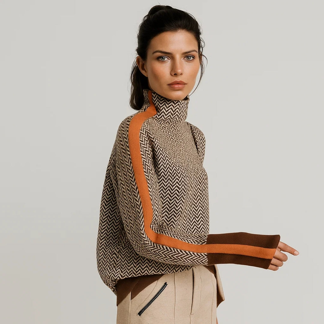 Martina | High Neck Sweater