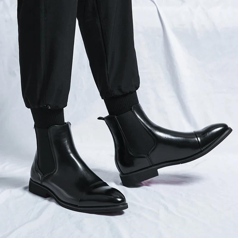 Leather Chelsea Boots