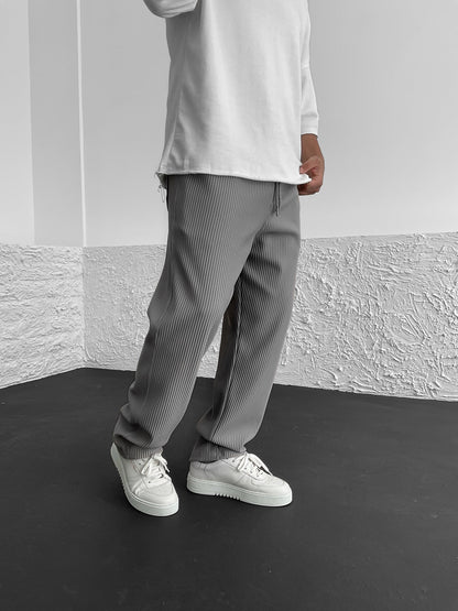 Sami™ - Comfortable Ribbed Spandex Trousers