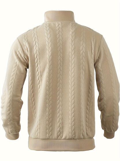 Benoît ™ | Vintage Zip-Up Jumper with Elegant Design