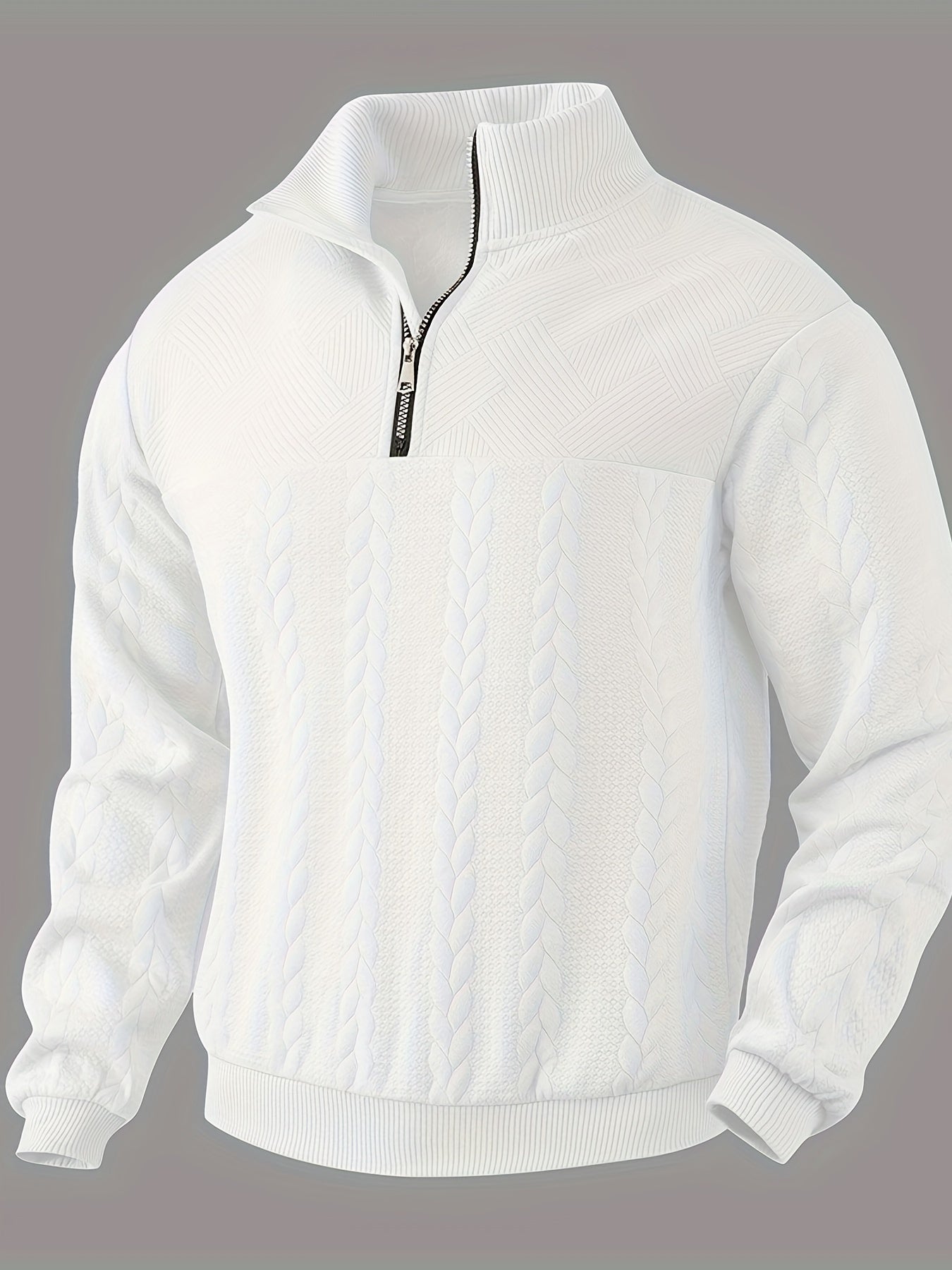 Benoît ™ | Vintage Zip-Up Jumper with Elegant Design