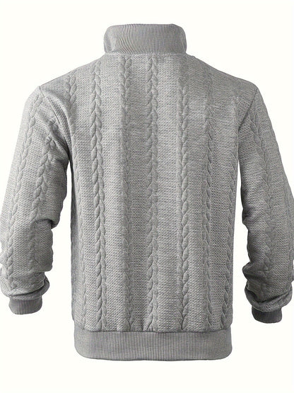 Benoît ™ | Vintage Zip-Up Jumper with Elegant Design