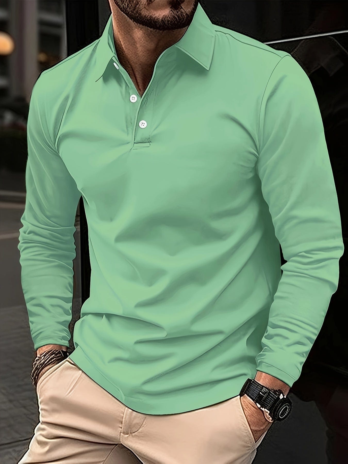 Marc | Long Sleeve Polo