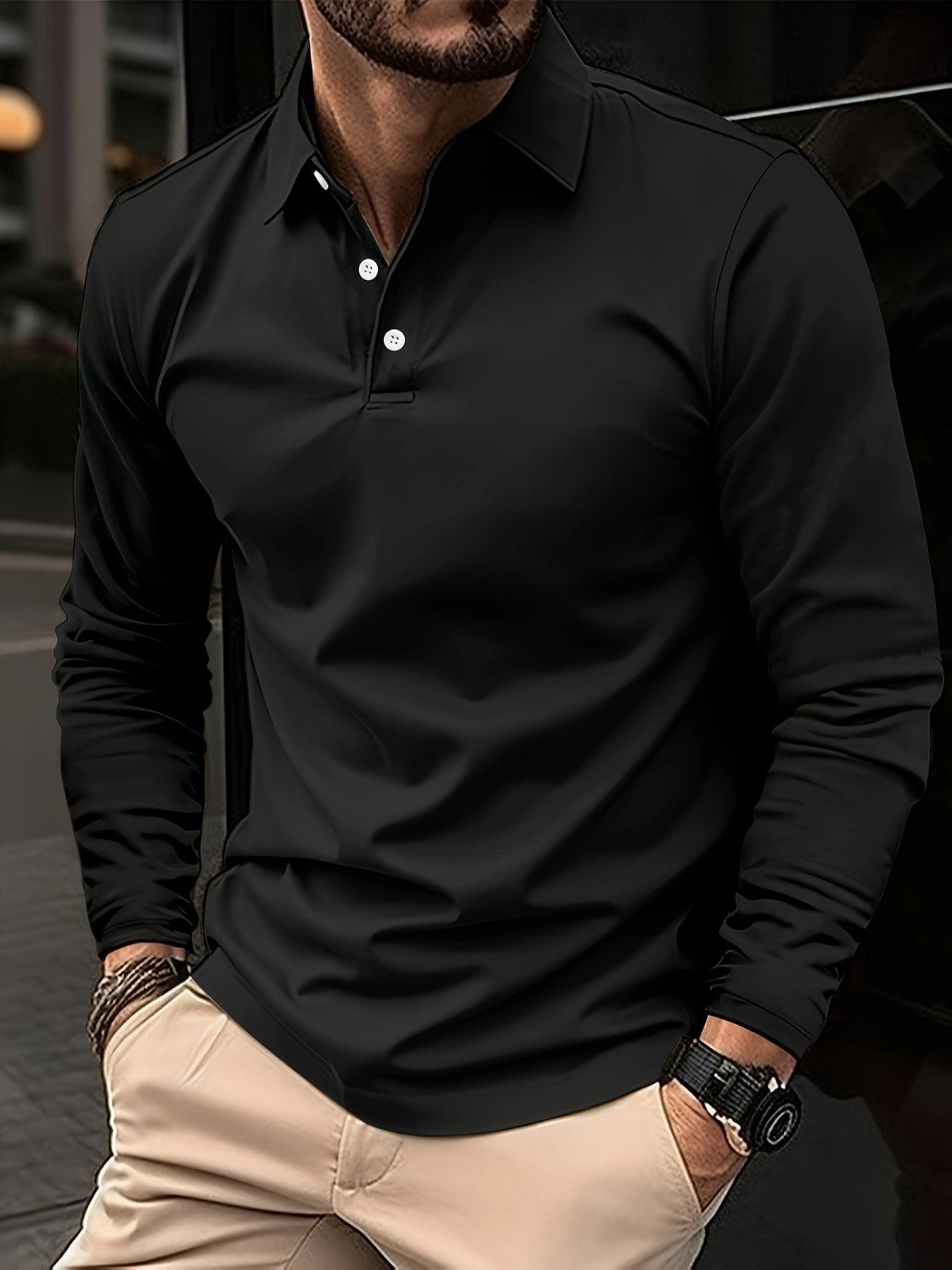 Marc | Long Sleeve Polo